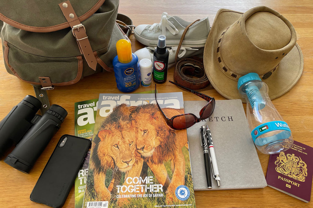 Safari packing list, Travel Africa magazine