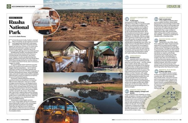 Travel Africa magazine Ruaha National Park